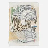 Robert Kelly, Untitled, 1995, encaustic on handmade paper