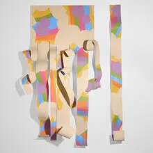 Dorothy Gillespie, Untitled (from the Earth series), 1981, enameled aluminum
