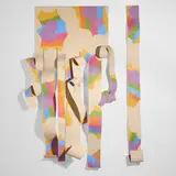 Dorothy Gillespie, Untitled (from the Earth series), 1981, enameled aluminum