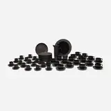 Wedgwood, Black Basalt partial tea and coffee service, stoneware