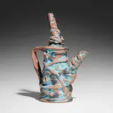 Arnold Zimmerman, Teapot, 1985, glazed stoneware