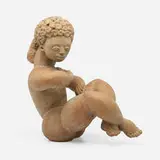 James Tyler, Untitled (Female Figure), c. 2005, earthenware with patina