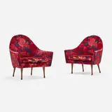 Paul McCobb, Lounge chairs, pair