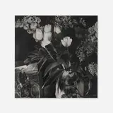 Jeannette Barron, Motorcycle with Flowers, 1983, gelatin silver print