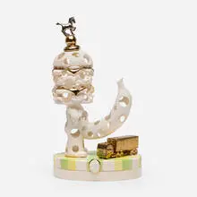 Tetsuji Aono, Untitled (Teapot), 1999, glazed porcelain