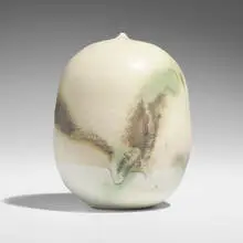Toshiko Takaezu, Closed Form, c. 1988, glazed porcelain