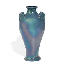 Cowan Pottery, Gypsy moth porcelain lamp vase