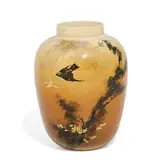 Limoges style earthenware jar by William P. McDonald & Unknown Artist for Rookwood Pottery, sold Jun 2022