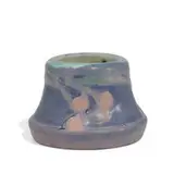 Sadie Irvine for Newcomb College Pottery, carved and painted earthenware match holder