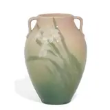 Constance Baker for Rookwood Pottery, earthenware Iris glaze vase