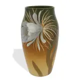 monumental earthenware Iris glaze vase by Carl Schmidt for Rookwood Pottery, sold Jun 2022