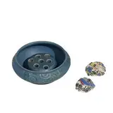 Overbeck Pottery, group of matte glazed ceramic items, four