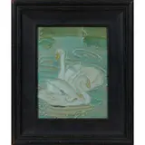 earthenware Architectural Faience tile by Rookwood Pottery, sold Jun 2022