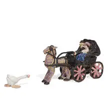 Overbeck Pottery, earthenware figural sculptures, two