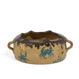 earthenware Japanese flower bowl by Rookwood Pottery, sold Jun 2022