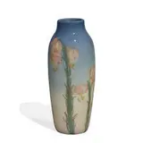 earthenware Iris glaze vase by Sara Sax for Rookwood Pottery, sold Jun 2022
