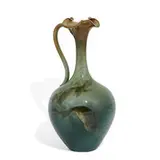 earthenware Sea Green glaze ewer by Albert R. Valentien for Rookwood Pottery, sold Jun 2022