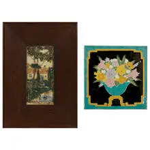 Claycraft Potteries, earthenware tiles, two