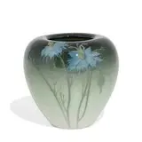 Irene Bishop for Rookwood Pottery, earthenware Iris glaze vase