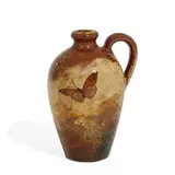 Matthew Daly for Rookwood Pottery, Limoges style earthenware perfume jug