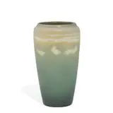 earthenware Vellum glaze vase by Kataro Shirayamadani for Rookwood Pottery, sold Jun 2022