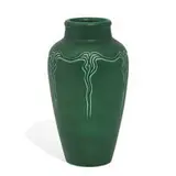 earthenware Z-Line vase by Rookwood Pottery, sold Jun 2022