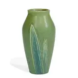 William E. Hentschel for Rookwood Pottery, carved earthenware vase