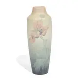 Lenore Asbury for Rookwood Pottery, tall earthenware Vellum glaze vase
