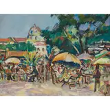 Lou Kousens, At the Outdoor Café