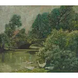 William Clusmann, Domestic Ducks in the Park