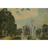 Hayley Lever, The Fountain (Kensington Garden, England), 1901