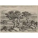 Birger Sandzén, Carmel Cedars, 1951