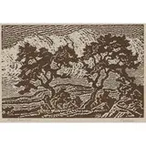Poplars, 1918 by Birger Sandzén, sold Jun 2022
