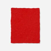 Trame en feu by Bernard Aubertin, 2012, acrylic on canvas, sold Sep 2020