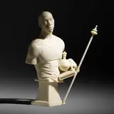 Kehinde Wiley, St. Francis of Adelaide, 2006, cast marble dust and resin
