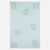 Sam Falls, Untitled (Aqua 2 Topanga Ca), 2012, factory dyed canvas and metal grommets