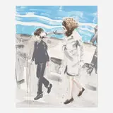 Elizabeth Peyton, John & Jackie, 2000, lithograph in colors