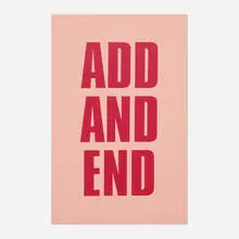 Short Story by Kay Rosen, 2009, enamel sign paint on canvas, sold Sep 2020