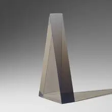 DeWain Valentine, Triangle Gray, 1975, cast polyester resin