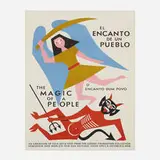 Alexander Girard, The Magic of a People poster, 1968, screenprint on paper