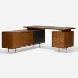 George Nelson & Associates, Executive Office Group desk and return