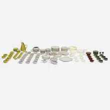 American Modern tableware by Russel Wright, 1939, glazed stoneware, sold Sep 2020