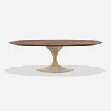 Eero Saarinen, coffee table, model 167W, 1957, enameled steel, oak