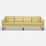 Edward Wormley, sofa, model 5138, 1951, upholstery, lacquered wood