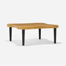 Paul Theodore Frankl, coffee table, mode 5002, c. 1948, lacquered cork, lacquered wood