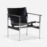 Charles Pollock, sling chair, model 657