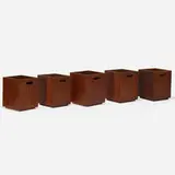 Jens Risom, wastebaskets model 8-35, set of five