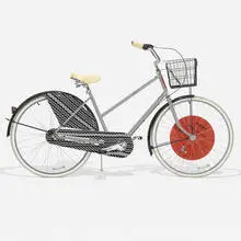 Missoni for Target, Limited Edition bicycle, 2011, screenprint on steel, chrome-plated steel, enameled steel, leather, aluminum