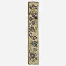 Evelyn and Jerome Ackerman, tapestry, c. 1965, hand-knotted wool