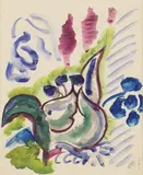 Vera Cuningham, Untitled, c.1938 pen and ink and watercolour 43 x 36cm Provenance: With Sally Hunter Fine Art. .